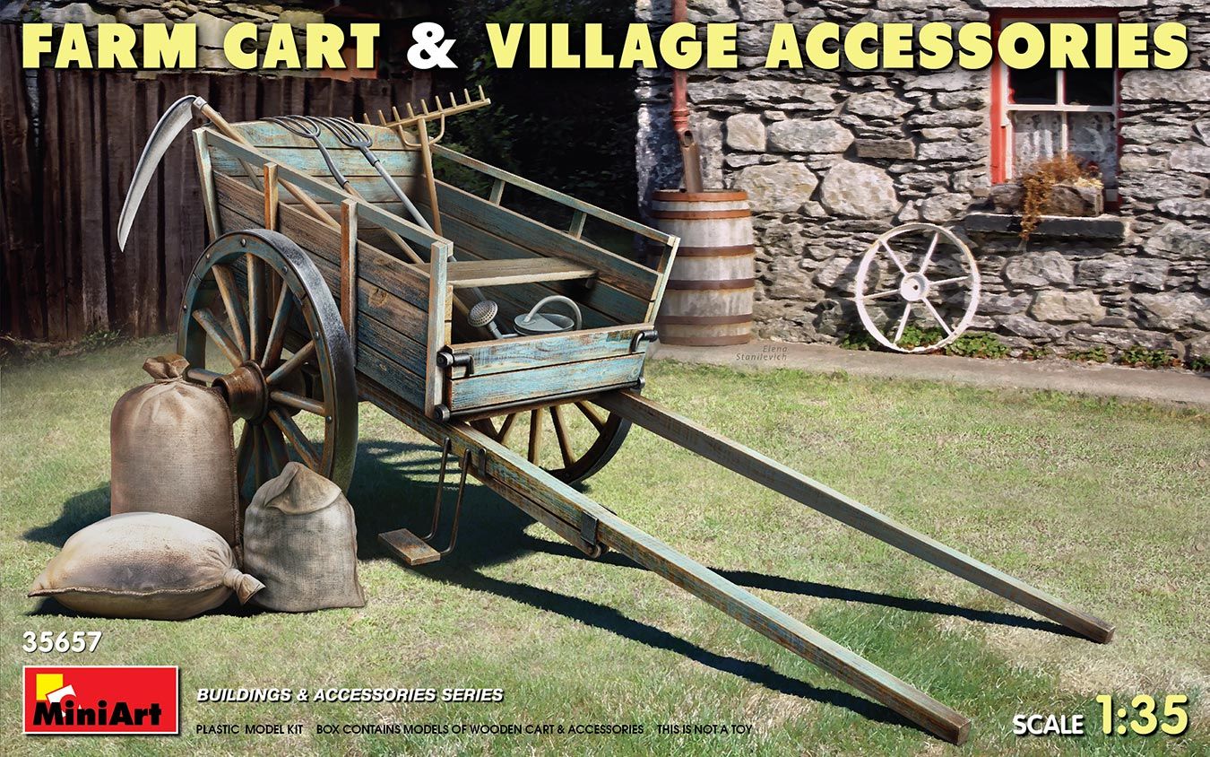 MiniArt Köy Aksesuarları ve Çiflik El Arabası