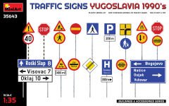 MiniArt Yugoslavya Trafik İşaretleri (1990'lar)