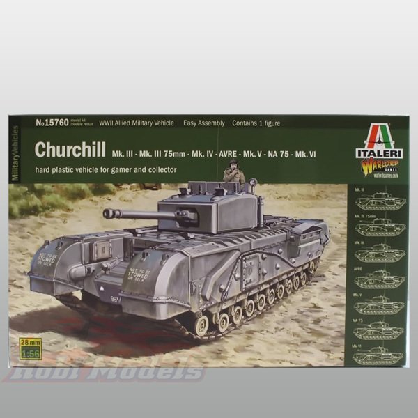 CHURCHILL Mk.III - Mk.III 75mm - MK.IV - AVRE - Mk.V - NA 75 - Mk.VI
