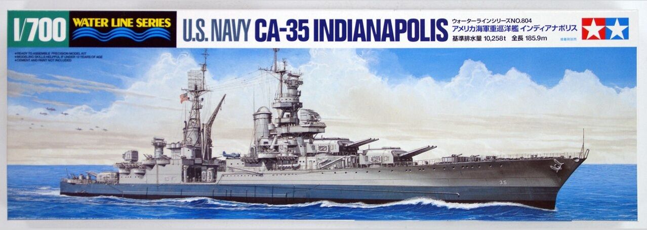 1/700 U.S. NAVY CA-35 Indianapolis