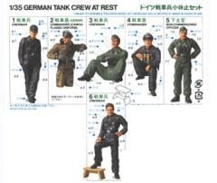 1/35 Ger. Tank Crew at Rest