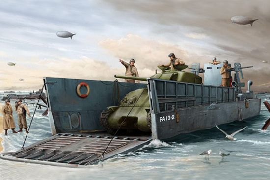 1/35 WWII US Navy LCM(3) Landing craft