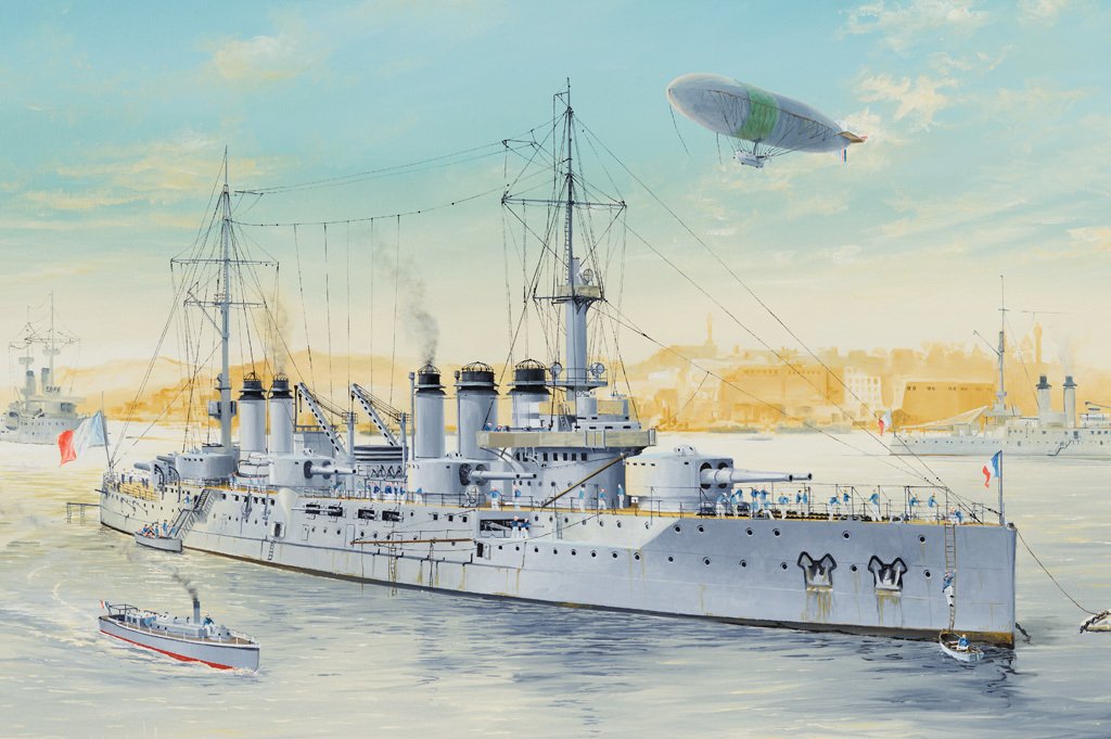 1/350 French-Navy Pre-Dreadn.Battleship Voltaire