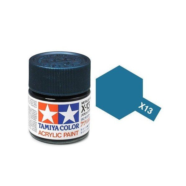 Acrylic X-13 Metallic Blue 23 ml.