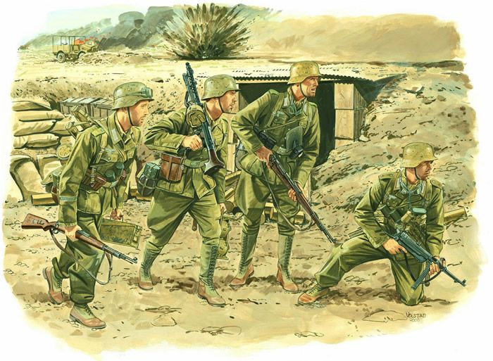 1/35  Africa Crops Infantry