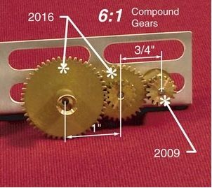 Compound Gear Assy. 6:1