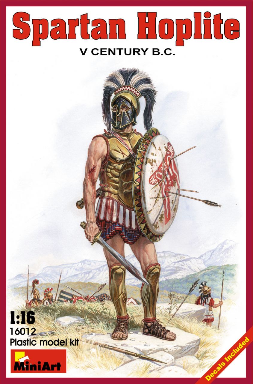 1/16 Spartan Hoplite. V CENTURY B.C.
