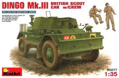1/35 Dingo Mk 3 British Scout Car w/crew