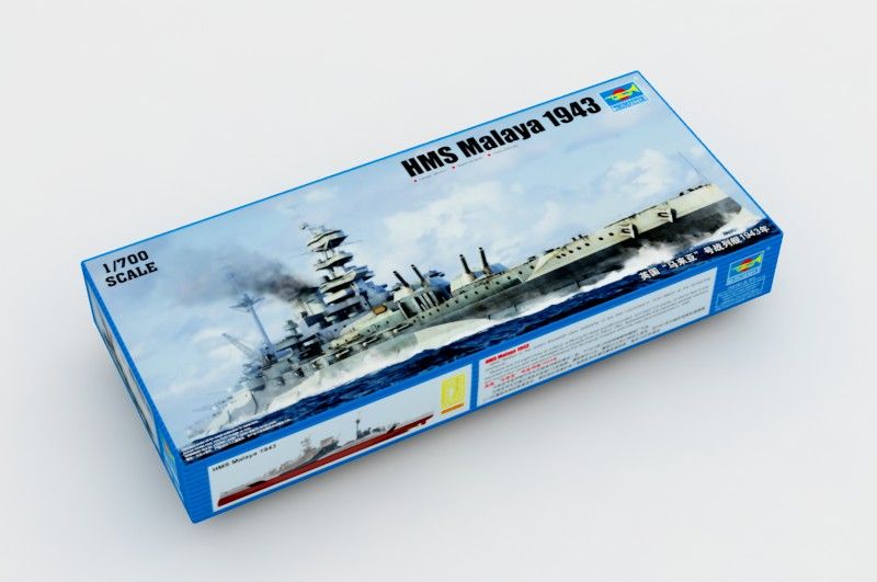 1/700 HMS Malaya 1943