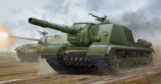 1/35 Soviet JSU-152K Armored Seif-Propelled Gun