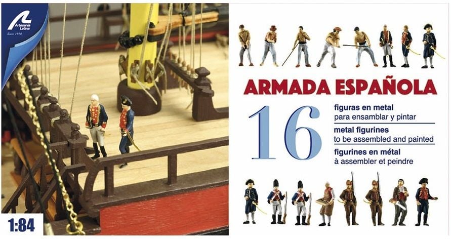 1/84 Gemici Figürü 16 Ad.(Santisimat Trinidad)