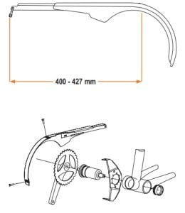 Sks Chainblade 175 mm Zincir Koruyucu Siyah