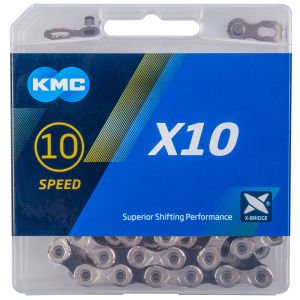 KMC X10 10 Speed Zincir Gümüş/Siyah