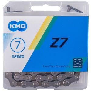 KMC Z7 7 Speed Bisiklet Zincir Gri/Kahverengi