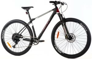 Geotech Super Mode 2 29 Jant Karbon Dağ Bisikleti - Mat Siyah Kırmızı 2024