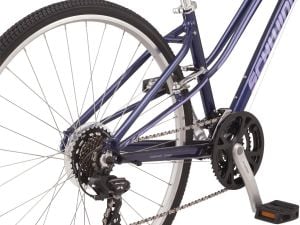 Schwinn Voyageur Step-Thru 28 Jant Fitness Hibrit Şehir Bisikleti - Navy - MD