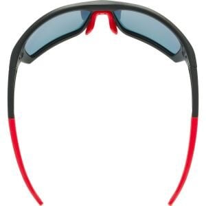 Uvex Sportstyle 232 P Bisiklet Gözlüğü - Mat Siyah Kırmızı