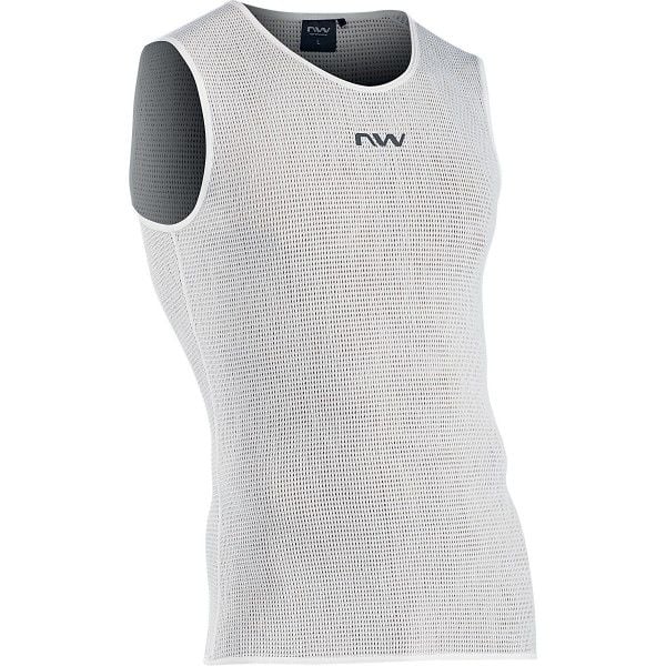 Northwave Light Jersey Sleeveless Kolsuz Bisiklet Forma İçlik - Beyaz