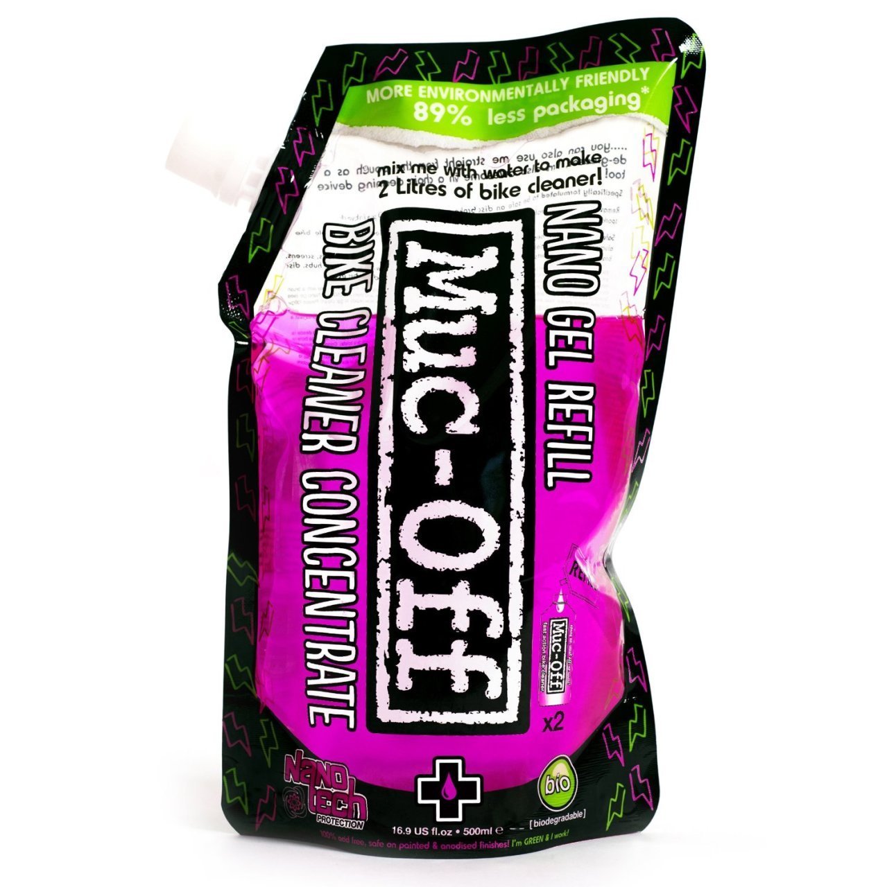 Muc-Off Nano Gel Pouch Bike Cleaner 500ml Temizleme Şampuanı