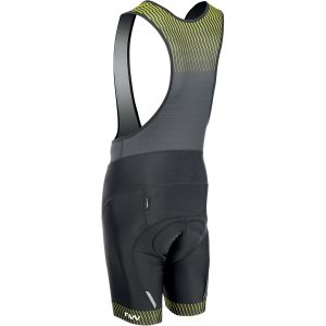 Northwave Origin Bibshort Askılı Kısa Tayt - Siyah/Sarı