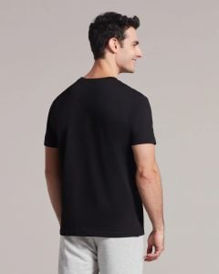 Skechers M New Basics Crew Neck Erkek Siyah T-Shirt
