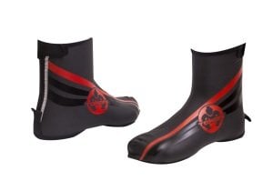 Takoni Su Geçirmez Ayakkabı Kılıfı - Siyah Kırmızı