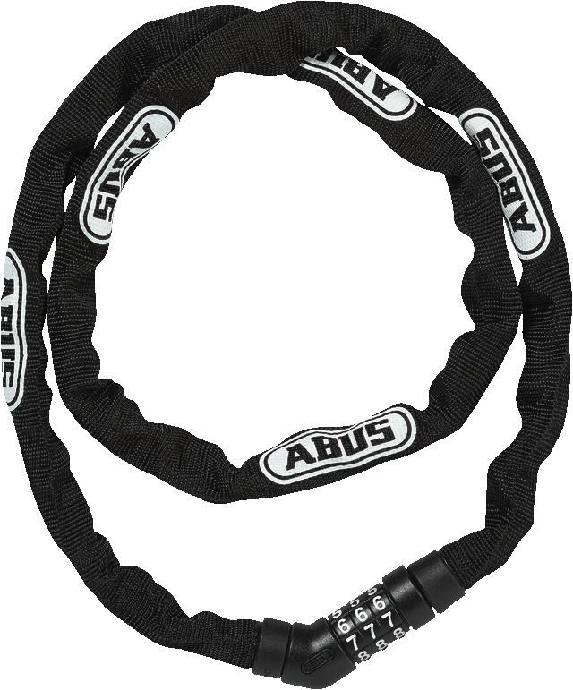 Abus Steel-O-Chain 4804C/110 Şifreli Bisiklet Kiliti - Siyah