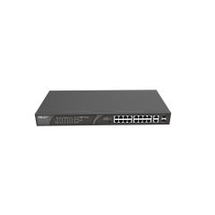 RUIJIE RG-ES118S-LP 16 Portlu, 10/100 F ast Ethernet, Tak Ç alıştır, 2 Gigabit Combo Port, 16 Port PoE+ (120W)