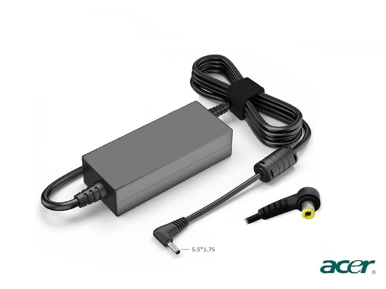 Compaxe CLA-446 Acer Notebook Şarj Adaptörü...Acer 19V 4.74A 90W 5.5*1.75 İğnesiz Yuvarlak L Uçlu Kolay Taşınır Tasarımlı Yüksek Verimli Acer Adaptör (NBA32)
