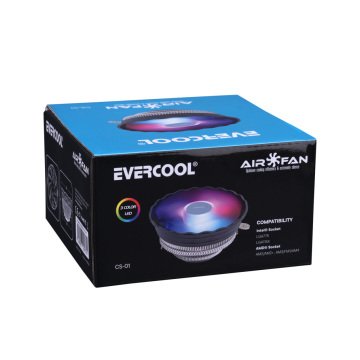 Evercool CS-01 3pin AMD/775/1150/1151/1155/1156 CPU Fan