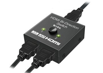 2 Port Hdmi Switch Ve Splitter S-Link SL-LU613 Çift Yönlü Bidirectional