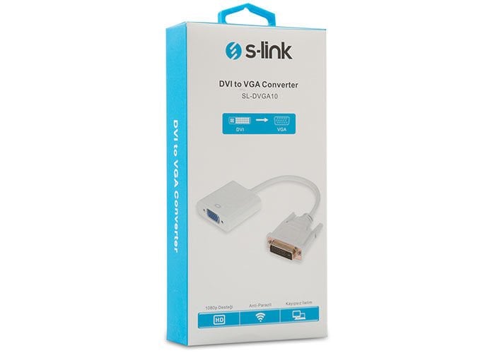 S-link SL-DVGA10 DVI-D to VGA Active Konnektör