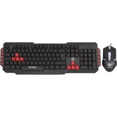 Hytech HYK-46 GAMY COMBO Siyah USB Kırmızı Tuşlu Q Gaming Oyuncu Klavye + Mouse Set