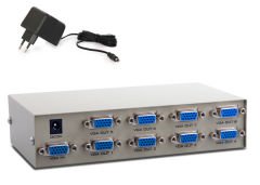 S-link MSV-1815 8 VGA 150Mhz Monitör Splitter