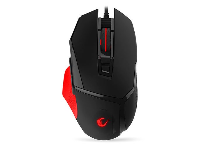 Everest Rampage Centaur SMX-R13 8 Tuş Makrolu Oyuncu Mouse (Siyah, Kırmızı)