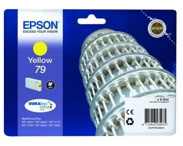 EPSON C13T79144010 SİNGLEPACK YELLOW 79 DURABRİTE ULTRA INK,WorkForce Pro WF-5110DW,WorkForce Pro WF-5190DW,WorkForce Pro WF-5620DWF,WorkForce Pro WF-5690DWF,WorkForce Pro WF-5110DW,WorkForce Pro WF-5190DW,WorkForce Pro WF-5620DWF,WorkForce Pro WF-5690DWF