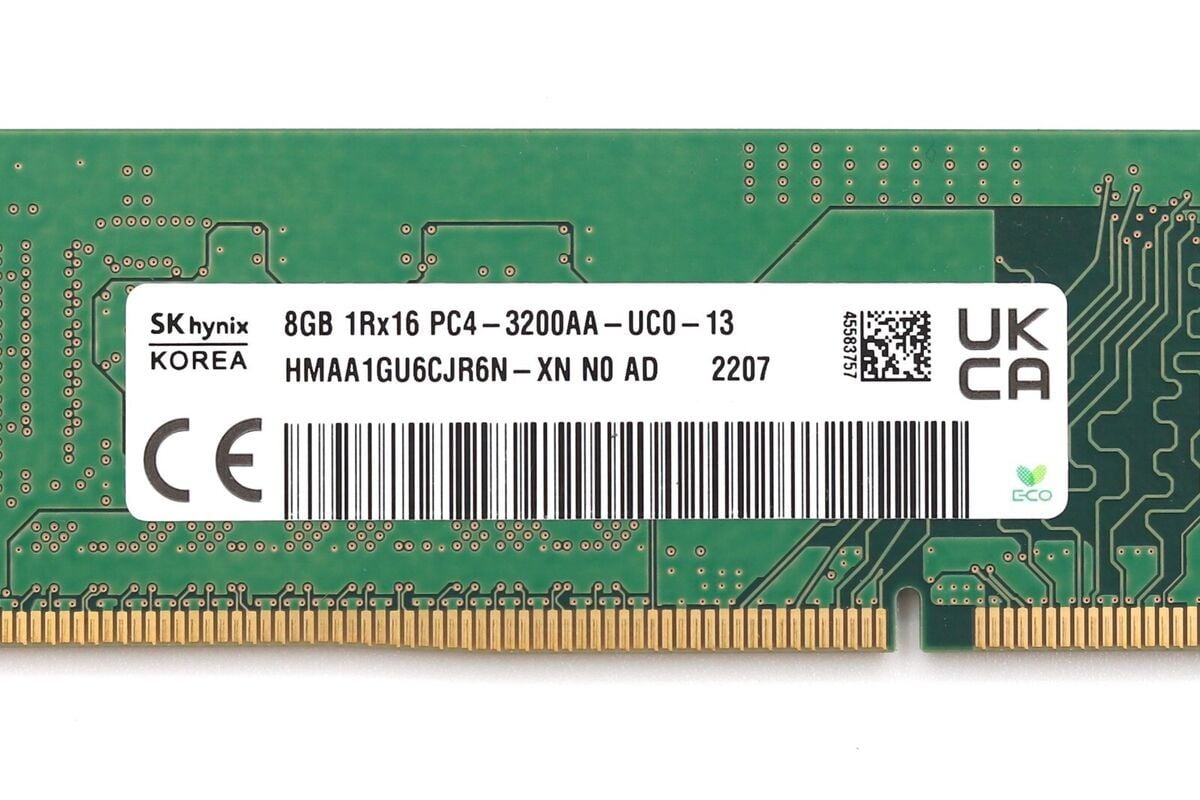 SK Hynix 8GB 1Rx16 PC4-3200AA-UC0-13 HMAA1GU6CJR6N-XN MASAÜSTÜ RAM (Çıkma Ürünü)