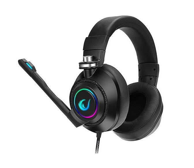 Rampage RM-K20 AMAZE Siyah USB 7.1 Noice Cancelling Mic RGB Ledli Gaming Oyuncu Mikrofonlu Kulaklık