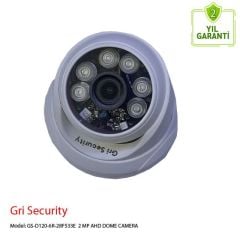 Gri Security Color Camera 2MP AHD Dome Camera