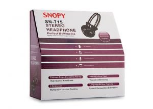 Snopy SN-715 Siyah Mikrofonlu Kulaklık