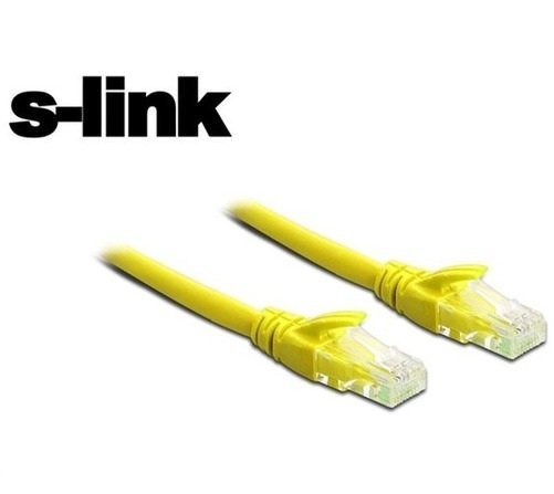 S-link SL-CAT6030YE 30cm Sarı Utp CAT6 Kablo