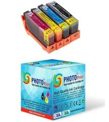 HP 364 / 364XL Set Muadil kartuş 4 renk BK-C-Y-M