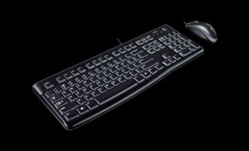 LOGITECH MK120 Kablolu Q TR Siyah Klavye Mouse Set