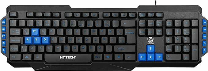 Hytech HYK-46 GAMY Siyah USB Mavi Tuşlu Q Gaming Oyuncu Klavyesi