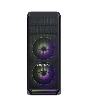 Everest Metafor K700 Oyuncu Kasası - 3 Rainbow Fanlı Temper Pencereli
