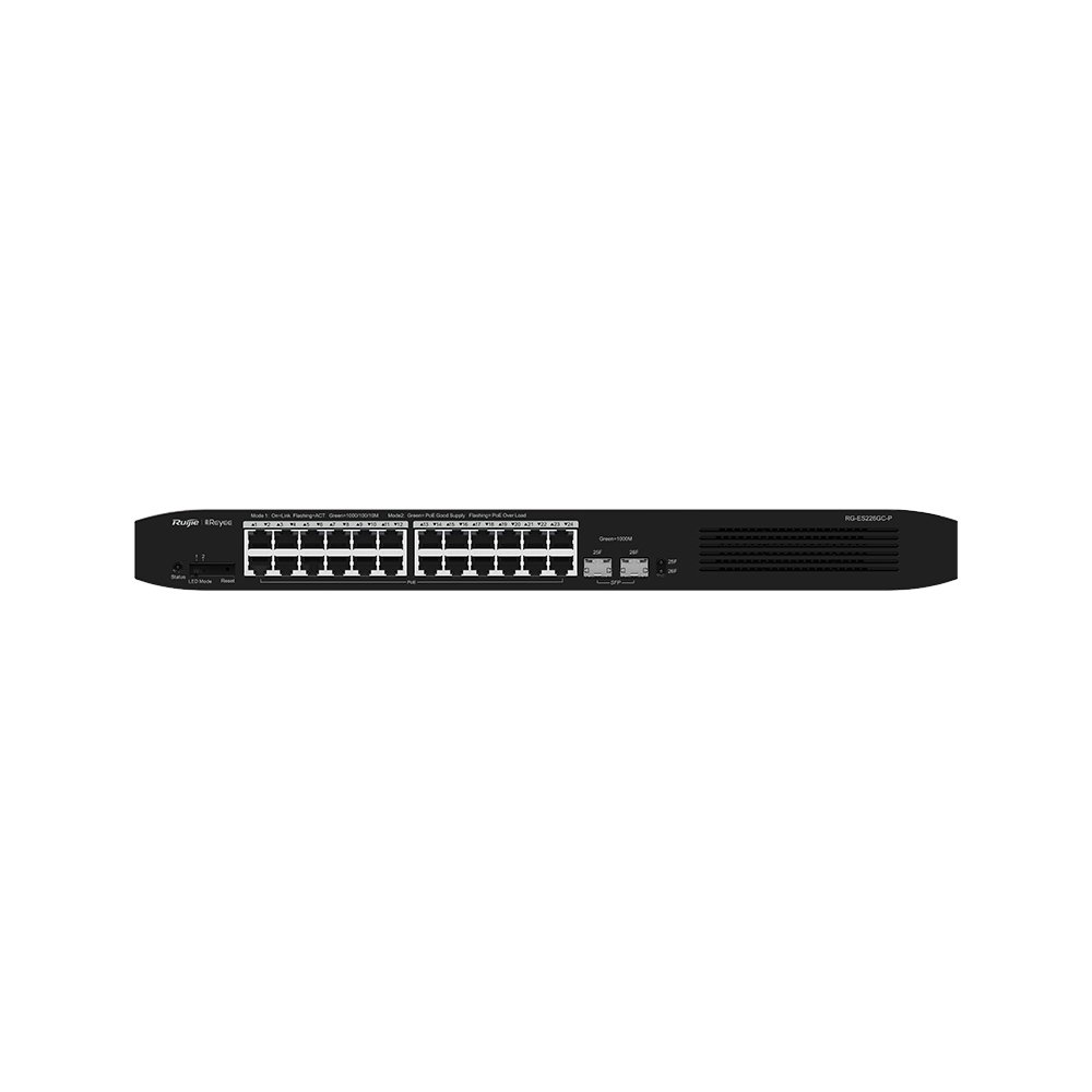 Ruıjıe RG-ES226GC-P 24 x 24 Poe 10/100/1000 Yönetilebilir 4 x Sfp Port Managed Switch