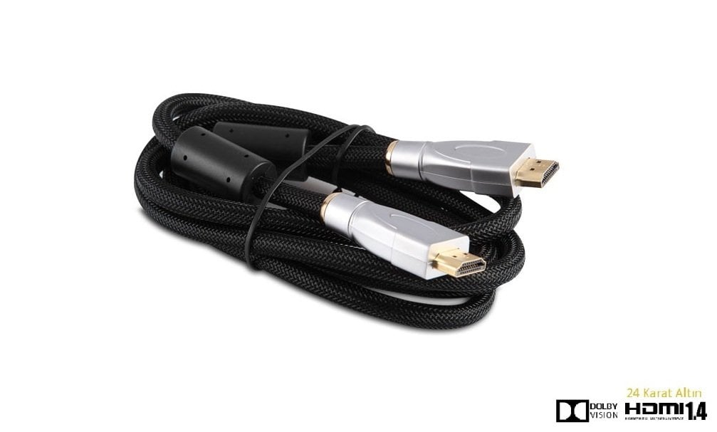 S-link SLX-M460 1.8m Altın Uçlu 24K HDMI KABLO