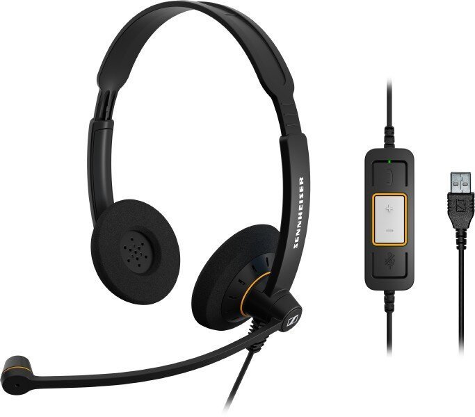 EPOS I Sennheiser SC 60 ML Çift Taraflı Taçlı USB Kablolu UC Kulaklığı