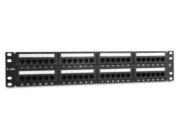 S-Link SL-P648 48' li UTP CAT6 Dolu Patch Panel