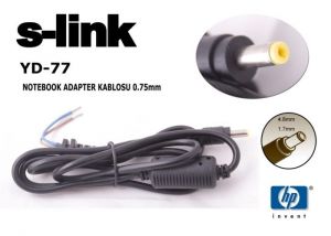 S-link YD-77 0.75mm (4,8+1,7) Notebook Adaptör Kablo